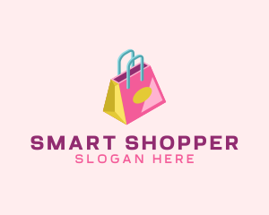 Shopper - Isometric Shopping Bag logo design