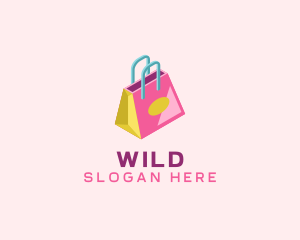 Retail - Isometric Shopping Bag logo design