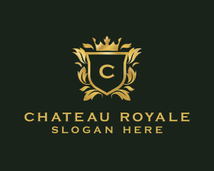 Ornamental Royal Shield logo design