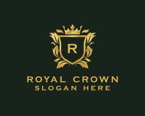 Ornamental Royal Shield logo design