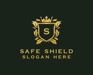 Ornamental Royal Shield logo design