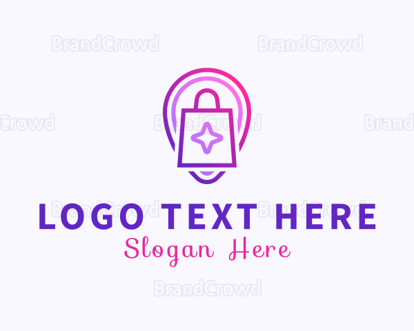 Locator Shopping Bag Logo