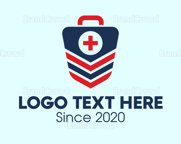 Medical Emergency Kit Bag Logo