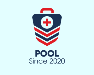 Hospital - Medical Emergency Kit Bag logo design
