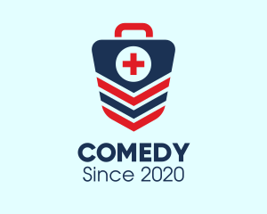 Paramedic - Medical Emergency Kit Bag logo design