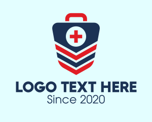 Kit - Medical Emergency Kit Bag logo design