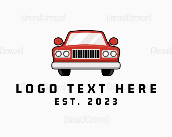 Retro Car Transport Logo