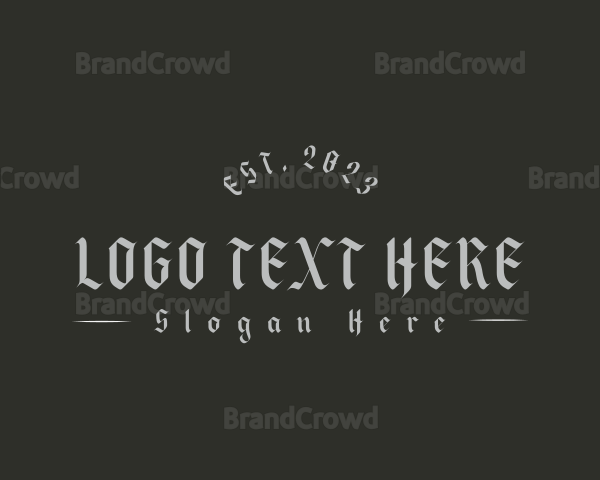 Gothic Unique Business Logo