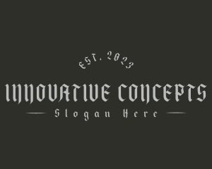 Gothic Unique Business logo design