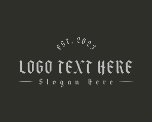 Dark - Gothic Unique Business logo design