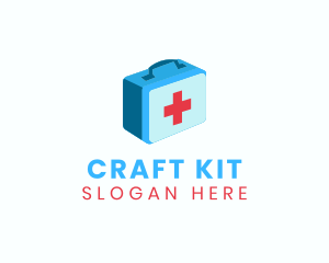 Kit - First Aid Medicine logo design