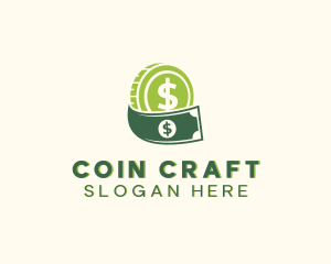 Money Cash Coin logo design