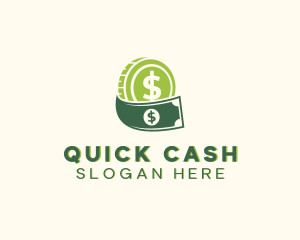 Money Cash Coin logo design