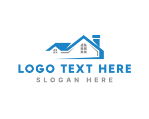 Mortgage - Residential Homes Roofing logo design