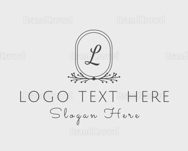 Flower Vine Wedding Planner Logo