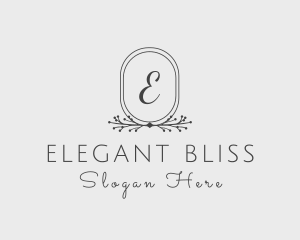 Flower Vine Wedding Planner logo design