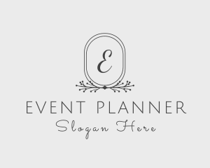 Flower Vine Wedding Planner logo design