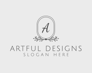 Flower Vine Wedding Planner logo design