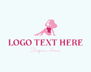 Female - Sexy Female Swimsuit logo design