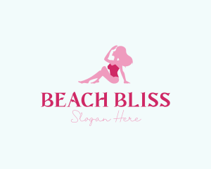 Sexy Female Swimsuit  logo design