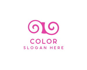 Curves - Feminine Swirl Boutique logo design