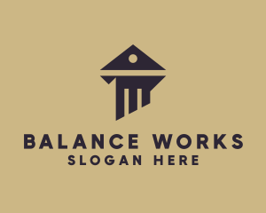 Account - Column Pillar Enterprise logo design