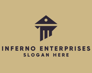 Column Pillar Enterprise logo design