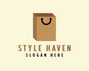 Paper Shopping Bag logo design
