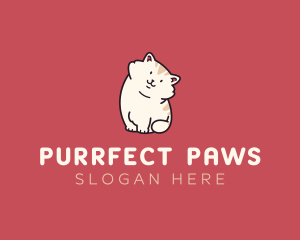 Domestic Pet Cat logo design