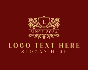 Fashion - Stylish Decorative Shield logo design