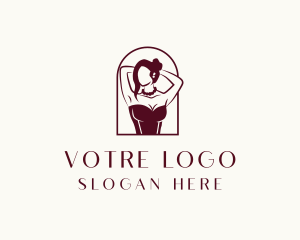 Sexy Woman Model Logo