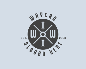 Maintenance Wrench Tool Logo