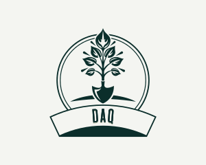Gardener - Shovel Plant Gardening logo design