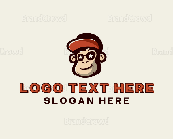 Snapback Sunglasses Monkey Logo