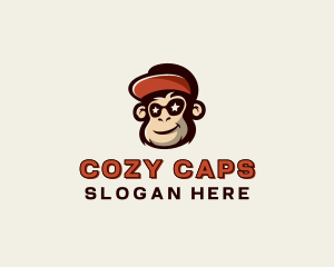 Snapback Sunglasses Monkey logo design