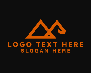 Excavation - Orange Mountain Excavation logo design
