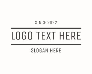 Slim - Generic Masculine Minimalist Business logo design