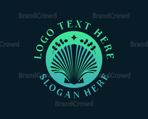 Ocean Clam Shell Logo