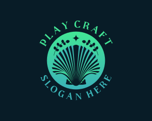 Ocean Clam Shell Logo