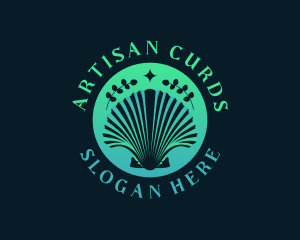 Ocean Clam Shell logo design