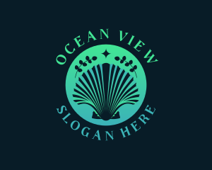 Ocean Clam Shell logo design