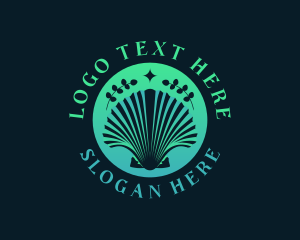 Ocean - Ocean Clam Shell logo design