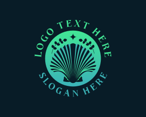 Ocean Clam Shell Logo