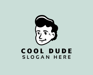 Retro Dude Character logo design