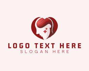 Heart - Brain Mental Health logo design