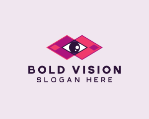 Geometric Eye Surveillance  logo design