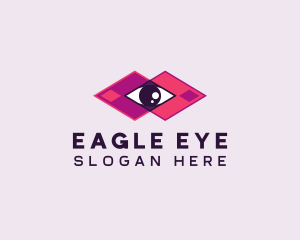 Geometric Eye Surveillance  logo design