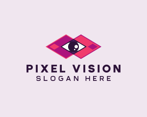 Geometric Eye Surveillance  logo design