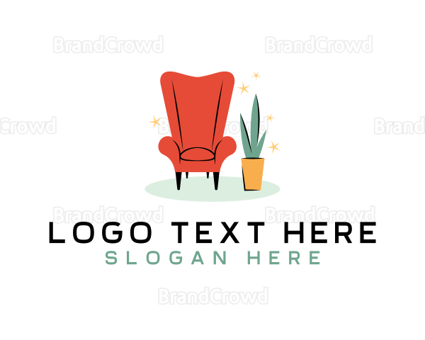 Chair Furniture Decor Logo