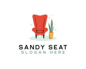 Chair Furniture Decor logo design